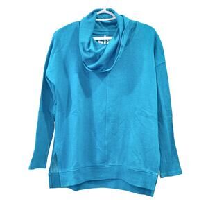 ANDREW MARC New York Performance Fleece Cowl Neck Turtleneck Tunic Top Size S